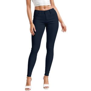 Hybrid & Company Womens Hyper Ultra Stretch Comfy Skinny Leg Work Casual Pants (Black, XL)