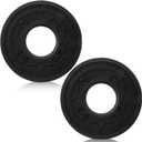 2 Pack Black Ceiling Medallion for Light Fixtures and Ceiling Fans Chandeliers 10" Od x 3.5" ID(Elegant)