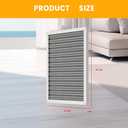 14x20x1 HVAC Furnace Air Filter Merv 8 (Actual Size:13.5x19.5x0.82 Inch)