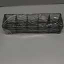 Black Mesh Pen Pencil Holder, Small Metal Desk Organizer Desktop Stationery Office Supplies Acessories Storage Stand, 5 Compartments Brushes Holder for Home School Classroom Teachers