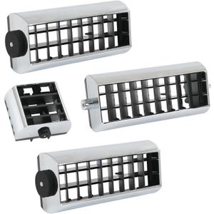 A/C Dash Vents SET 4 PCS # 3979751 & 14014536 - Compatible with Chevy Gmc TRUCK 1981-1987