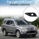 Fog Light Grill for Honda CRV 2012-2013 No.71108T0TH00 Front Left Front Lower Bumper Fog Light Cover Inserts Black 1 Pc
