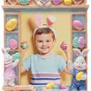 5x7 Easter Bunny & Eggs Resin Picture Frame