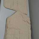 WDCOZY Beige Queen Size Quilt Bedding Sets with Pillow Shams, Cream Tan Lightweight Soft Bedspread Coverlet, Quilted Blanket Thin Comforter Bed Cover for All Season, 3 Pieces, 90x90 inches (Deep Beige, White Cross Stitching)