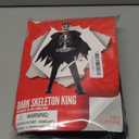 Morph Dark King Skeleton Costume Kids With Mask - Skeleton Knight Costume Kids Dark King Halloween Costumes for Boys (Large)