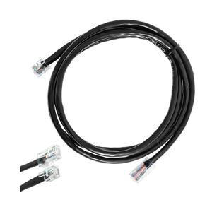 APG Printer Interface Cable CD-101A, RJ12 6-Pin to RJ45 8-Pin Male,Cash Drawer to Receipt Printer Connection, Compatible with Star TSP Series & Select Epson Printers (Black-5ft)