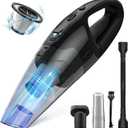 Handheld Vacuum Cordless Rechargeable 3-in-1, Car Vacuum Portable Cordless with USB Charge, Handheld Vacuum with LED Light, HEPA Filter, 1.65LBs Lightweight Vacuum Cleaner for Dust, Pet Hair