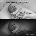 VTech VM818HD 5" 720p HD Video Baby Monitor with 110 Wide-Angle Lens, True-Color Day & No-Glare Night Vision, Night Light, 1000ft Range, 2-Way Talk Peace of Mind Without WiFi