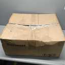 Boat Fenders 4 Pack 10 x 28 Inches Ribbed Center Hole Boat Fenders Bumpers for Docking, Comes with 4 Lines and Pump to Inflate