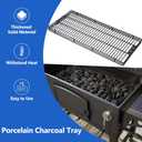 DGN576SNC-D Charcoal Tray Replacement Parts for Dyna Glo Charcoal Grill Parts DGN576DNC-D DGN576DNC Ash Pan Charcoal Basket Coal Tray GHP404-01003-02 Master Forge MFJ576DNC Coal Holder Rack