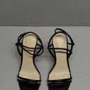 Strappy Heels for Women Stiletto High Heels Open Toe Ankle Strap Sexy Prom Dressy Comfortable Lace Up Heeled Sandals (7, Black)