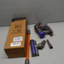 Casdon Dyson Cordless Vacuum Interactive & Officially Licensed Toy Dyson Vacuum For Children Aged 3+ Realistic Role-Play Fun, Purple and Orange