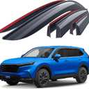 Goodyear Shatterproof Window Deflectors for Honda CR-V 2023-2025, Tape-on Rain Guards, Window Visors, Vent Deflector Visor, Car Accessories, 6 pcs. - GY008675