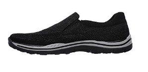 Skechers Men's Expected Gomel Slip-On Loafer, Black, 8.5 size