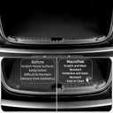 Rear Trunk Bumper Guard for Tesla Model Y Juniper 2025 2026 - Black TPE Bumper Protector with Scratch Resistant, Waterproof, Easy to Clean & Tool-Free Install