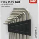 8 PC. HEX KEY SET (SAE) (One Size)
