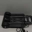 Folding Hand Truck-200 Lbs Trolley Utility Cart, Portable 4-Wheels Lightweight Utility Cart,90KG Heavy Duty Luggage Cart for Moving Airport Travel Shopping and Office Use