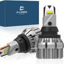 D-Lumina 912 921 LED Bulbs for Backup Reverse Light, 5600 Lumens 21W 2-SMD CSP Chips T15 906 W16W LED Bulb For Car Truck Reverse Back Up Light, Canbus Error Free, Plug  Play, 6000K White (Pack of 2)