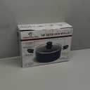 5 QT Dutch Oven with Lid, Nonstick Cookware, Soft Touch Handles, Induction Base, Ideal for Stews, Soups, and Roasts