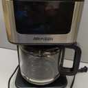 AIRMSEN 14-Cup Programmable Drip Coffee Maker 1000W Fast Brewing Coffee Machine with Timer, Delay Start & 2H Keep-Warm, 73oz Tank, Touchscreen & Glass Carafe Perfect for Home & Office Use