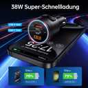 Syncwire Bluetooth 5.4 FM Transmitter for Car, 38W PD&QC3.0 Dual USB Charging Bluetooth Car Adapter Microphone & Bass Sound MP3 Music Player FM Kit with Hands-Free Calling