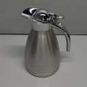 34 oz Food-grade Stainless Steel Thermal Carafe/Double Walled Vacuum Insulated Coffee Pot with Press Button Top, 12+ Hrs Heat&Cold Retention for Coffee,Tea,Beverage etc (1.0L)