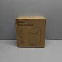 Cesun Small Bathroom Trash Can with Lid Soft Close, Step Pedal, 5 Liter / 1.3 Gallon Stainless Steel Garbage Can with Removable Inner Bucket, Waste Basket for Bathroom, Bedroom (Green)