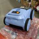 (2025 New) Robotic Pool Vacuum, Robotic Pool Cleaner for Inground Pools, Pool Robot with Smart Navigation, Floor/Wall/Waterline Cleaning, 180 Mins Runtime for Pool Up to 2100 Sq.ft