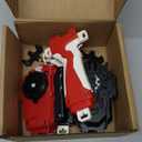 2 Pack String Launchers and Grips, Battling Burst Launcher, Left/Right Spin, Only Compatible with Burst, Two Launch Modes Gyros(Black+Red)