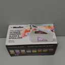 Mueller Pro-Series All-in-One, 12 Blade Mandoline Slicer for Kitchen, Food Chopper, Vegetable Slicer and Spiralizer, Cutter, Dicer, Grater, Kitchen Gadgets Sets with Container, White Sand/Gray (12 Blade, White Sand/Gray)