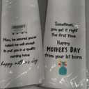 2 Pcs Funny Towels Gifts for Mom Gifts Towels for Kitchen Bathroom 14×23 Inches