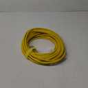50 ft 12/3 Outdoor Extension Cord Waterproof Heavy Duty with Lighted Indicator End 12 Gauge 3 Prong, Flexible Cold-Resistant Long Power Cord Outside, 15Amp 1875W SJTW Yellow ETL Listed