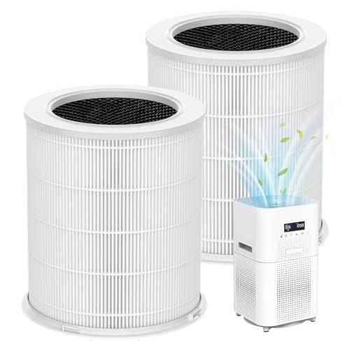 AP401 AP402 Filter Replacement, Compatible with Dayette AP401 AP402 and JOWSET AP402 AP403 Air Purifier for Large Room up to 3000Ft², Efficient Air Filter, 4-Stage Filtration System, 2 Pack