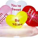 yofit 6 FT Long Valentine's Day Inflatable Hearts, LED Lights Hearts Cloud Happy Valentine Blow up Decorations, Valentine Romantic Holiday Decor for Indoor Outdoor Anniversary Wedding Party