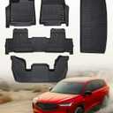 Drcarnow for Acura MDX Floor Mats 2025 2024 2023 2022, Custom Fit 7 Seat 3 Rows Cargo Liner,All Weather Waterproof Car Mats Full Set for MDX Aspec 2022-2025 AccessoriesExcl. for MDX Type S Adv