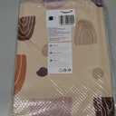 Blissful Diary Baby Splat Mat for Under High Chair, 50.4 x 50.4 Inch Wipeable Splash Mat, Waterproof and Washable, Anti-Slip Floor Protector, Boho Rainbow