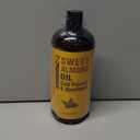 Seven Minerals, Pure Cold Pressed Sweet Almond Oil - Big 32 fl oz Bottle - Unrefined &100% Natural - For Skin & Hair, with No Added Ingredients - Perfect Carrier Oil for Essential Oils