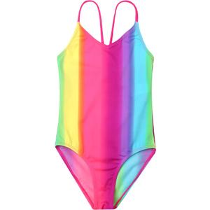 LIZENS Girls One Piece Swimsuit Beach Bathing Suit Swimwear for Kids Children Swimming Suit