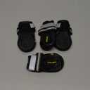 QUMY Dog Shoes for Large Dogs, Medium Dog Boots & Paw Protectors for Winter Snowy Day, Summer Hot Pavement, Water-Resistant in Rainy Weather, Outdoor Walking, Indoor Hardfloors Skid-Resistant Sole (Size 1: 1.8''x2.3''(W*L) (Pack of 4))