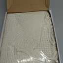 Sattiyrch Christmas Tree Skirt 48 in, Luxury Cable Knit Knitted Thick Rustic Xmas Holiday Decoration,Cream