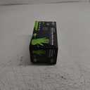 TitanFlex Heavy Duty Industrial Nitrile Gloves with Raised Diamond Texture, 8-mil, Latex Free, Powder Free (Green/Dark Green) (Large, 02 Green (100ct))