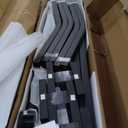 Carport 6x8 FT Enclosed Carport with Roll-up Windows, Portable Garage with Removable Sidewalls & Doors, Car Canopy Tent with Sandbags All-Season Tarp for Bike Motorcycle (Plastic-Grey)