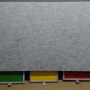 Lavievert 1500 Piece Tilting Puzzle Board with 2-in-1 Designed Stand & Cover, Lightweight Felt Mat Plateau with 6 Colored Drawers, Portable Jigsaw Puzzle Table with Storage for Adults  Light Gray