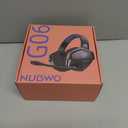 NUBWO Wireless Gaming Headset with Mic for Ps5 Ps4 PC, Zero Interference, 100-Hour Battery All-Day Play, 23ms Sync for Fortnite & Call of Duty/FPS Gamers, Triple Mode All Devices Compatible - Blue