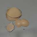 Invisible Strapless Sticky Bra Push up for Women, Ultra Adhesive Bra for Backless Dress, Cleavage Bra Lift Novelty Bras (A Cup, Light Beige)