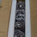 Hotop 4 Pieces Christmas Pine Cone Stocking Holder Metal Mantel Stocking Hanging Hook Xmas Pine Cone Stocking Holder Fireplace Stocking Hanger for Fireplace Mantel Christmas Decor (Black)