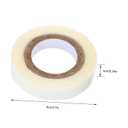2rolls Easy Application Hair Wig Tape Yards Removable Adhesive for Women Hair Extensions Lace Front Wig (5x5cmx2pcs, Whitex2pcs)