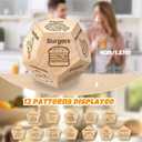 3 x Christmas Funny Stocking Stuffers for Women Men Couples Gift Ideas Dinner Decider Food Dice for Date Night Gifts for Anniversary Christmas Birthday Wedding Gifts for GrandkidsTeen Men Women Him Her