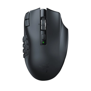 Razer Naga V2 HyperSpeed Wireless MMO Gaming Mouse: 19 Programmable Buttons - HyperScroll Technology - Focus Pro 30K Optical Sensor - Mechanical Mouse Switches Gen-2 - Up to 400 Hr Battery Life