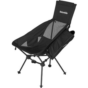 Naturehike Ultralight Camping Chair, Portable Backpacking Chair with Storage Bag, Lightweight Compact Collapsible Camp Chair